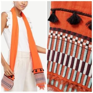 NWT Ann Taylor Tassel Scarf